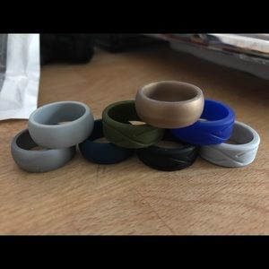 Silicone wedding bands